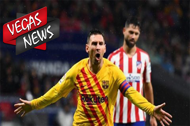 Messi Membuat kemenangan Barcelona Vs Atletico Madrid 1-0